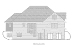 Rear Elevation - 088D-0413 - Shop House Plans and More