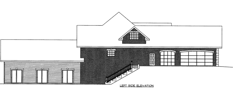 Right Elevation -  088D-0413 | House Plans and More