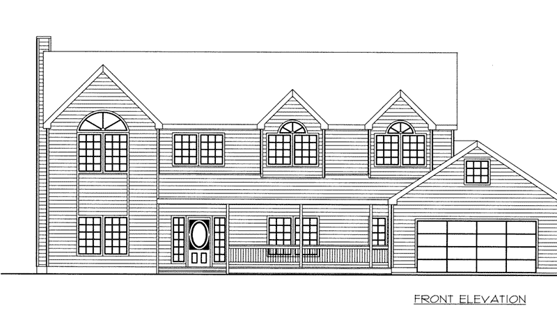 Traditional House Plan Front Elevation -  088D-0414 | House Plans and More