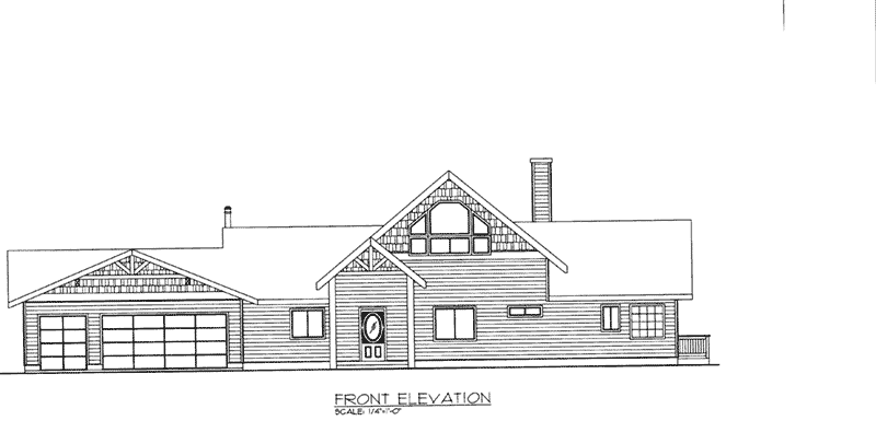 Front Elevation -  088D-0415 | House Plans and More