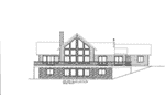 Rear Elevation -  088D-0415 | House Plans and More
