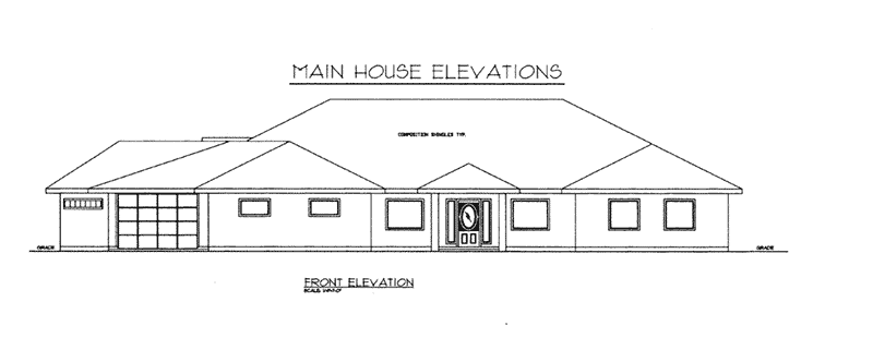 Modern House Plan Front Elevation -  088D-0418 | House Plans and More