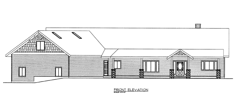 Vacation House Plan Front Elevation - 088D-0419 - Shop House Plans and More