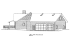 Vacation House Plan Left Elevation - 088D-0419 - Shop House Plans and More