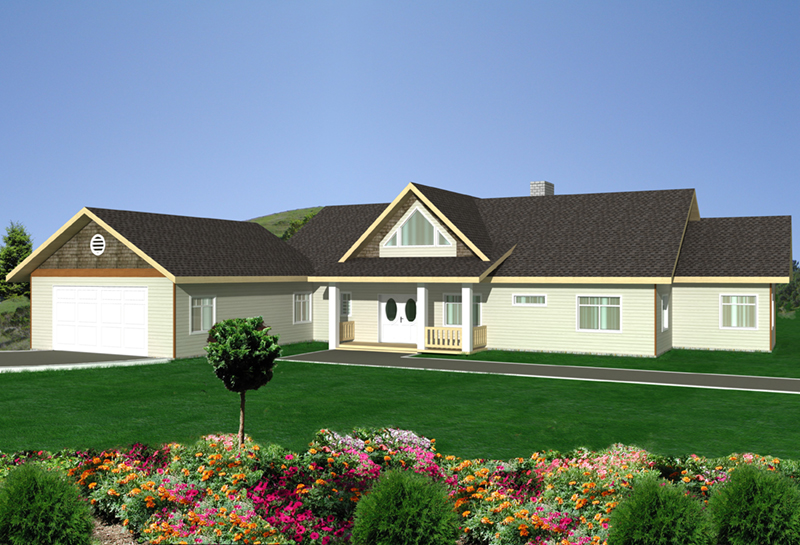 Lake House Plan Front of Home - 088D-0420 - Shop House Plans and More
