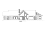 Lake House Plan Rear Elevation - 088D-0420 - Shop House Plans and More