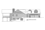 Waterfront House Plan Left Elevation - 088D-0421 - Shop House Plans and More