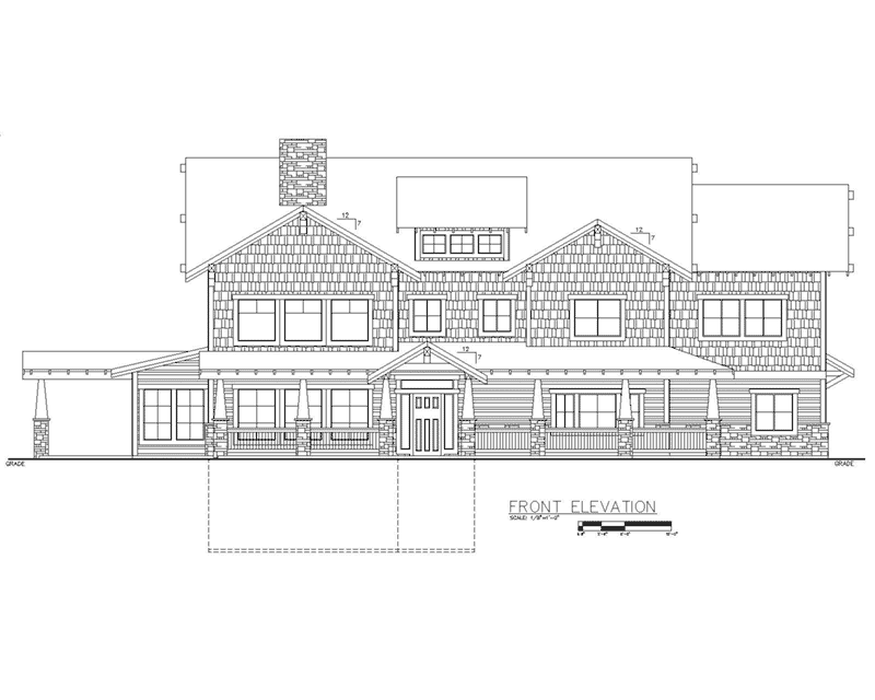 Merridith Craftsman Home Plan 088D-0608 - Shop House Plans and More