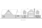 Country French House Plan Rear Elevation - 088D-0614 | House Plans and More