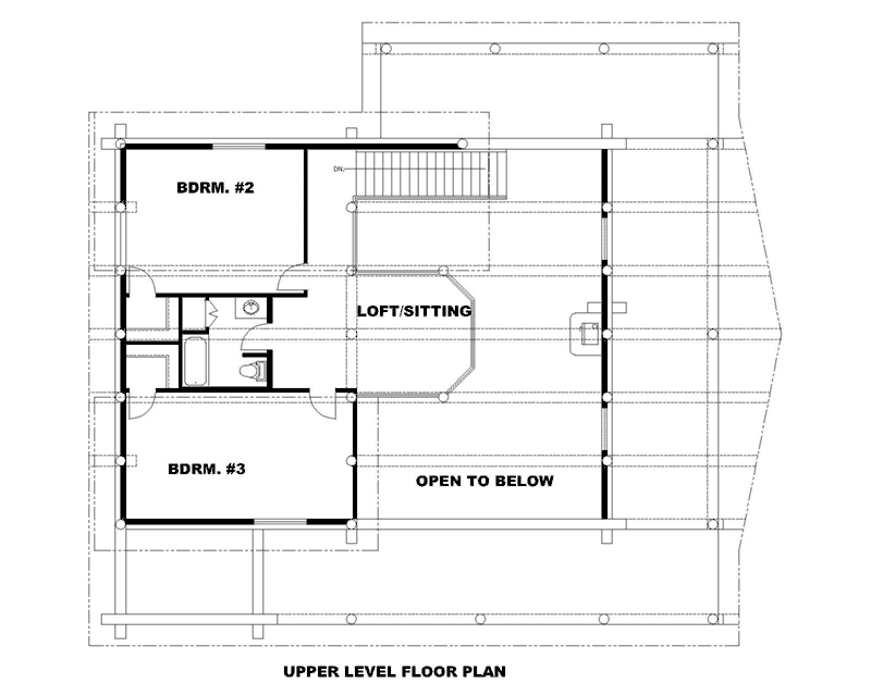 Mountain House Plan Second Floor -  088D-0633 | House Plans and More