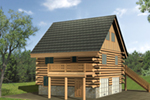 Rustic Home Plan Front of House 088D-0634