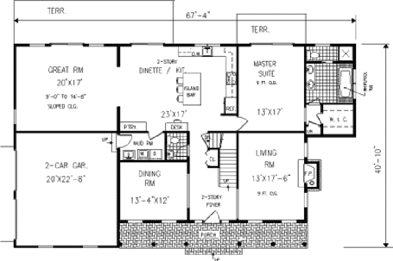 Honeycomb Colonial Country Home Plan 089d 0004 House Plans