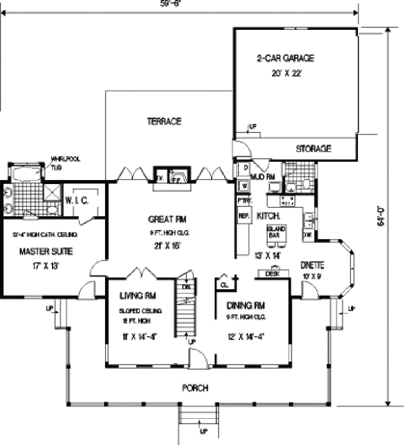 Englewood Place Southern Home Plan 089D-0101 - Search House Plans and More