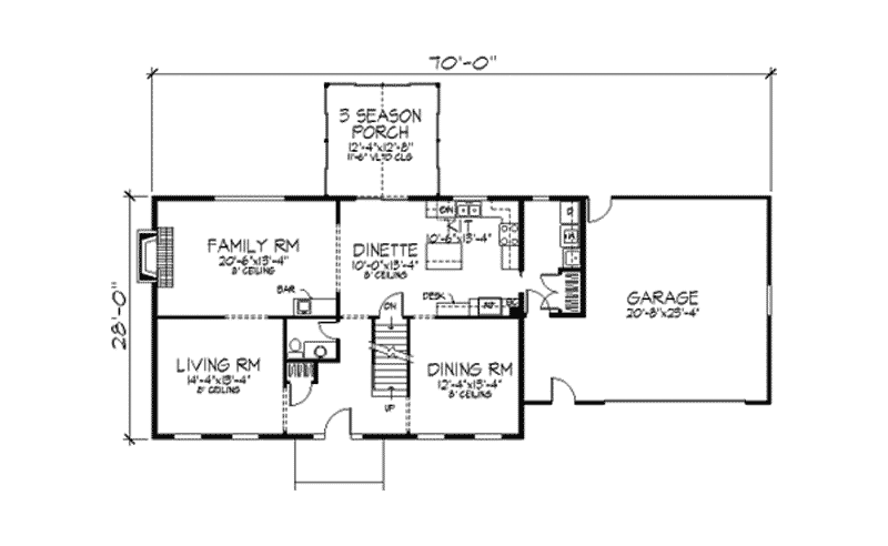 Blaine Hollow Colonial Home Plan 091D-0202 - Search House Plans and More