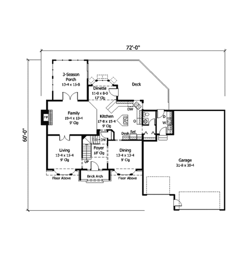 Valcourt Colonial Home Plan 091D-0237 - Shop House Plans and More