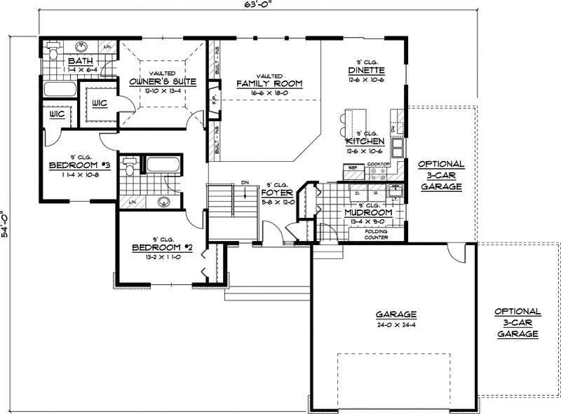 Christian Pass Ranch Home Plan 091D-0376 - Search House Plans and More