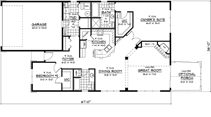 Hazelridge Narrow Lot Home Plan 091D-0383 - Search House Plans and More