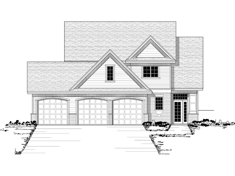 Hermitage Haven Two Story Home Plan 091d 0393 House Plans - 