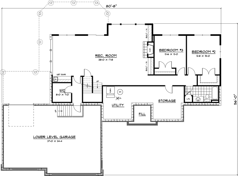 Uxbridge Luxury Ranch Home Plan 091D-0407 - Shop House Plans and More