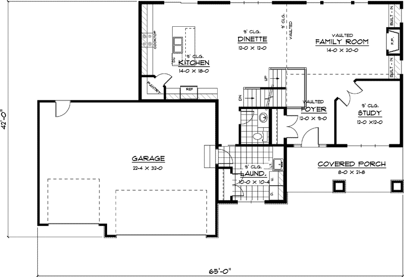 Falmouth Point Colonial Home Plan 091D-0415 - Search House Plans and More