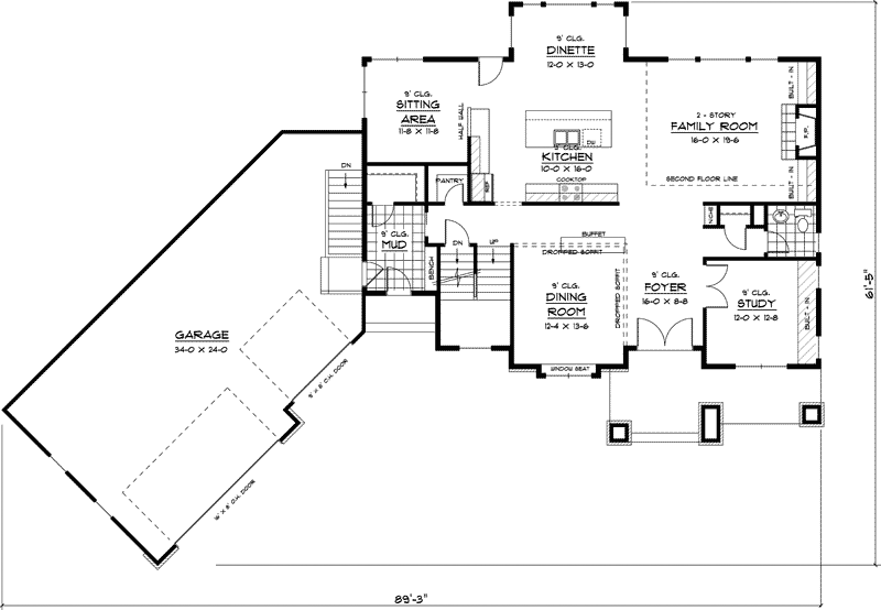 Esmond Manor Craftsman Home Plan 091D-0443 - Search House Plans and More