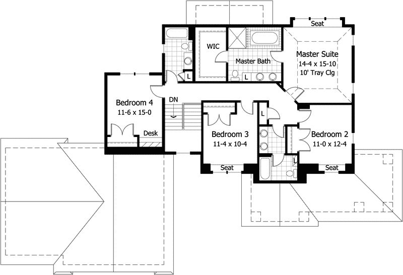 Begonia Arts And Crafts Home Plan 091D0492 House Plans