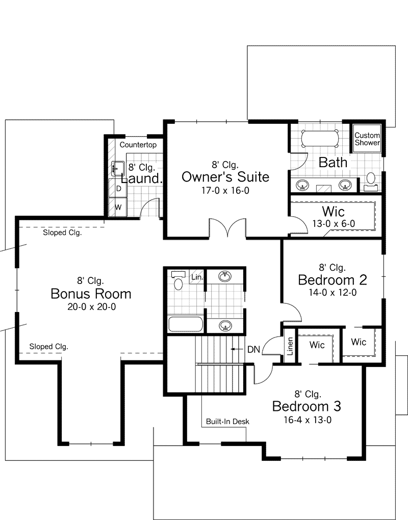 Bavarian Country Bungalow Home Plan 091D 0499 Search House Plans And More