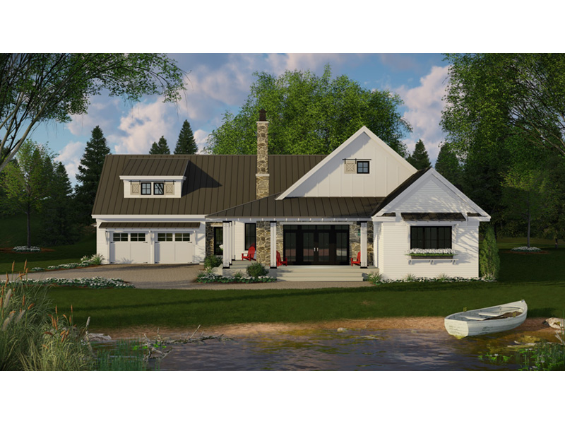 Farmhouse Plan Front Photo 03 - Canoe Cove Modern Farmhouse 091D-0506 - Search House Plans and More