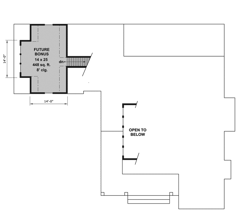Lake House Plan Bonus Room - 091D-0507 - Shop House Plans and More