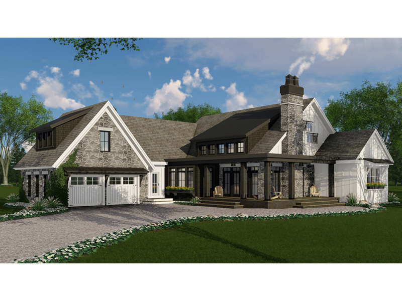 Lake House Plan Front Photo 03 - 091D-0507 - Shop House Plans and More