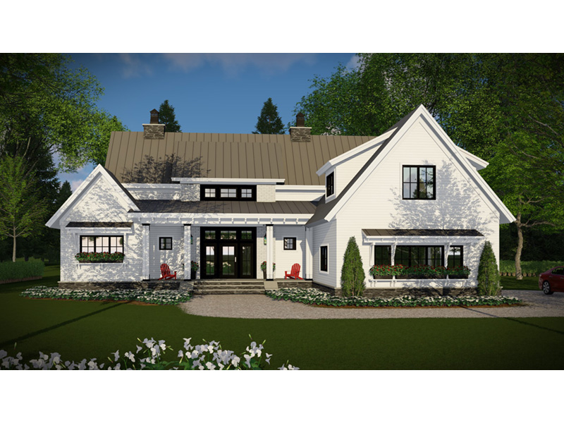 Lake House Plan Front Photo 01 - 091D-0508 - Shop House Plans and More