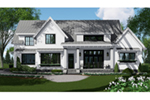Beach & Coastal House Plan Front Image - 091D-0509 | House Plans and More