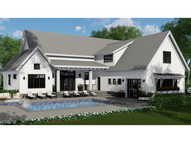 Southern House Plan Rear Photo 02 - 091D-0509 - Shop House Plans and More
