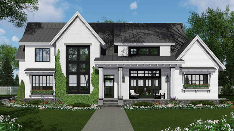 Florida House Plan Front of Home - 091D-0515 - Shop House Plans and More