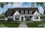 Modern House Plan Front of House 091D-0516