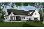 Modern Farmhouse Plan Rear Photo 03 - 091D-0516 - Shop House Plans and More