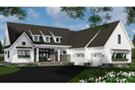 Arts & Crafts House Plan Front of House 091D-0517