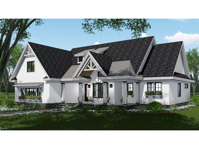Craftsman House Plan Front Photo 03 - 091D-0520 - Shop House Plans and More