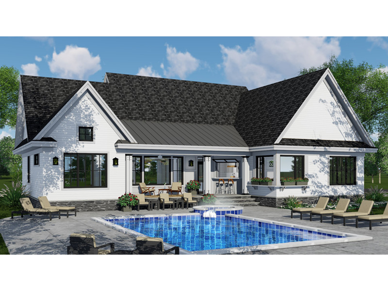 Country House Plan Rear Photo 02 - 091D-0522 - Shop House Plans and More