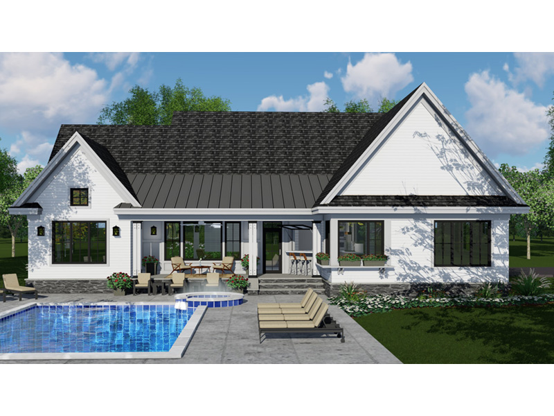 Country House Plan Rear Photo 03 - 091D-0522 - Shop House Plans and More