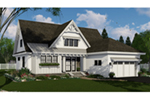 Craftsman House Plan Front of House 091D-0526