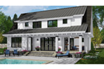 Craftsman House Plan Rear Photo 03 - Abeline Modern Farmhouse Home 091D-0527 - Search House Plans and More