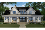 Vacation House Plan Front of House 091D-0528