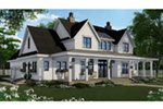 Country French House Plan Front Photo 01 - Southern Comfort Farmhouse 091D-0528 - Shop House Plans and More