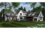 Farmhouse Plan Front of House 091D-0533