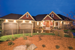 Craftsman House Plan Front Photo 01 - Vincennes Place Craftsman Home 091S-0002 - Shop House Plans and More
