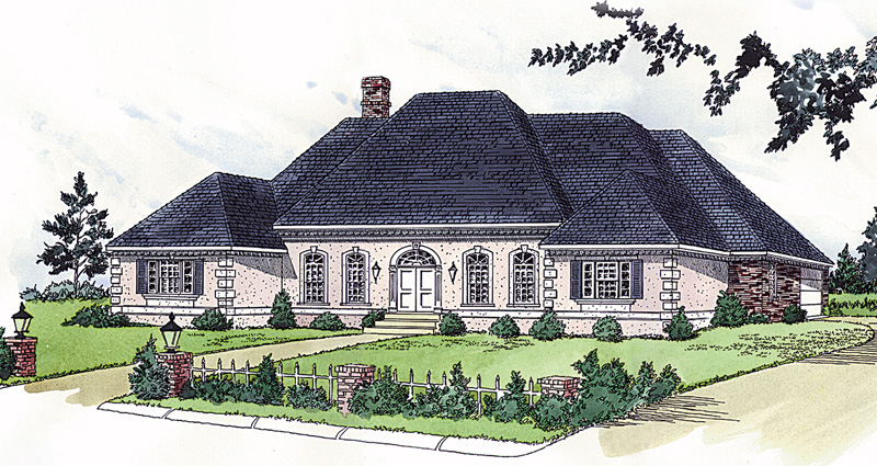 Olympia Manor European Home Plan 092D-0051 - Shop House Plans and More