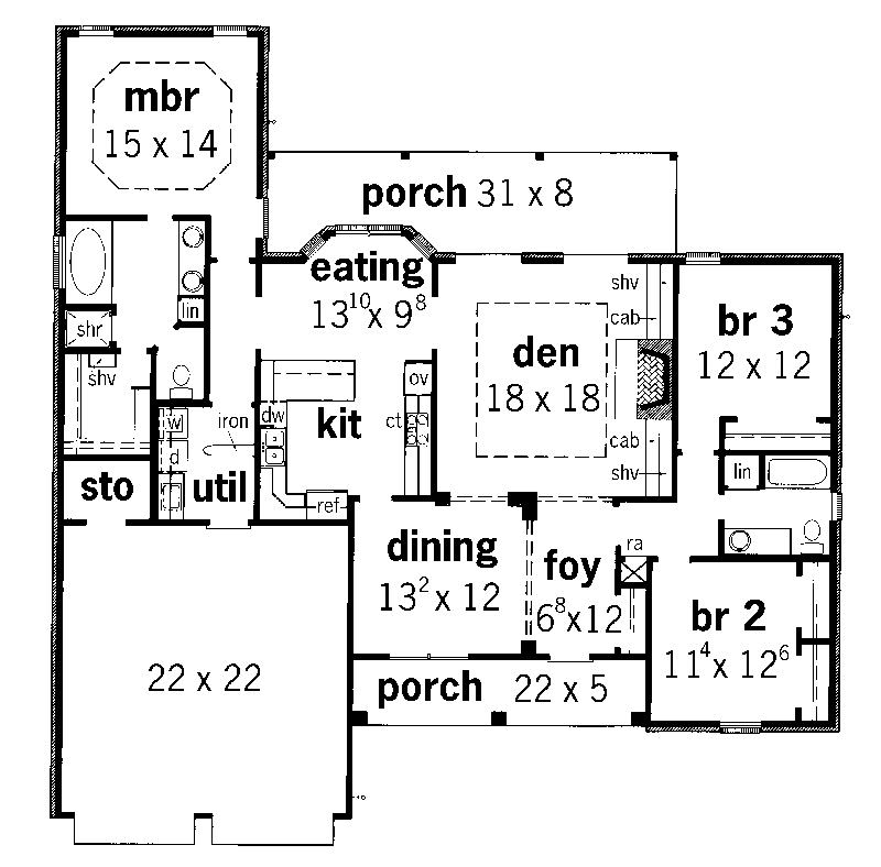 Arnaud Traditional Home Plan 092D0147 Search House Plans and More