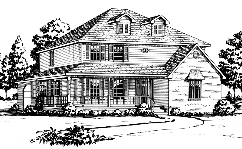 Wexford Woods Country Home Plan 092D-0212 - Shop House Plans and More