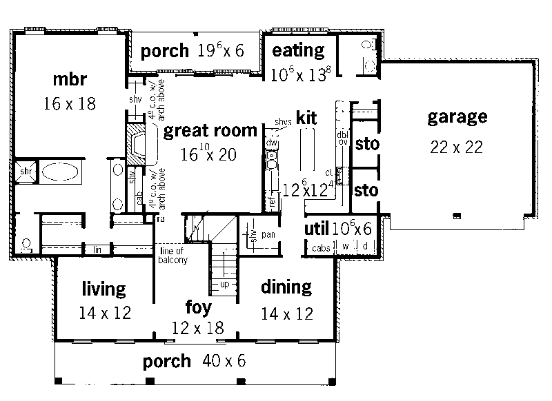 Watsonia Georgian  Style Home Plan  092D 0232 House  Plans  